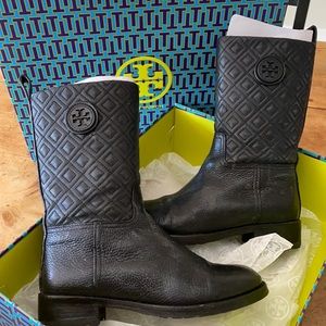 Tory Burch Marion Bootie - leather